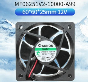 SUNON MF60251V2-10000-A99 6025 DC 12V 0.89W silent cooling fan - Picture 1 of 5