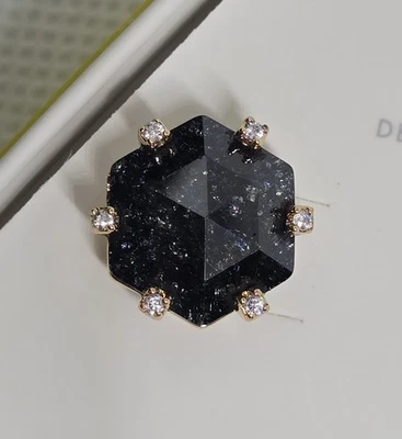 Pendientes BP Bomb Party ER41840 'Besos desde el balcón' Negro Cristal de Hielo Dorado Foto 1 de 4