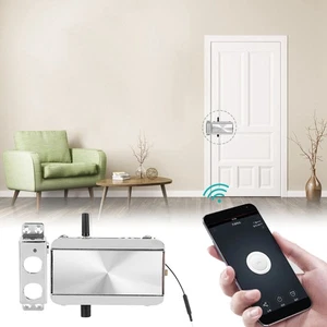 Smart Electronic Door Lock Kit 4 Remote Control Bt Unlock Anti& LS - Picture 1 of 22