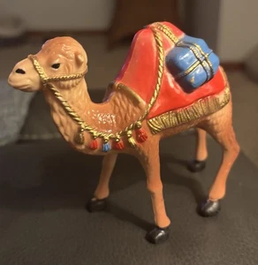 Vintage Nativity Camel Celluloid Figurine Plastic 4.5” X 4.5” - Picture 1 of 6