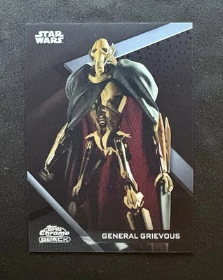 2022 Topps Star Wars Black Chrome General Grievous #32 Base Card - Image 1 of 4
