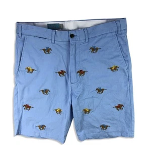 Castaway Nantucket Island Mens 34 Cisco Short Stretch Liberty Racing Horse Print - Picture 1 of 8