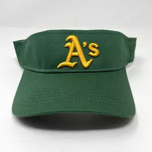 De colección Oakland As Visor Atletismo SnapBack Gorra Gorra Verde Amarillo Logo 3D MLB - Imagen 1 de 7