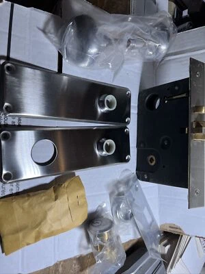 Vintage Lockwood Mortise Lock - Classroom function - 26d Finish - New - Image 1 of 4