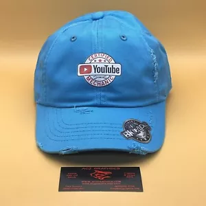 YouTube ZERTIFIZIERTER MECHANIKER Distressed Baseball Dad Mütze leicht verstellbar - Bild 1 von 4