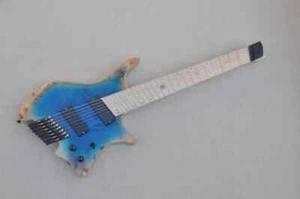 Guitarra Eléctrica 8 Cuerdas Sin Cabeza Ventilador Diapasón de Arce Cuerpo ASH Acabado Brillante - Imagen 1 de 12