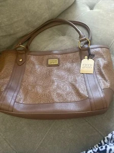 FRYE & CO tote Bag Floral Pattern - Picture 1 of 7