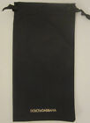 Dolce & Gabbana Drawstring Bag,Satin Soft,Dust Cover,Pouch, 4" x 7",Black,NEW