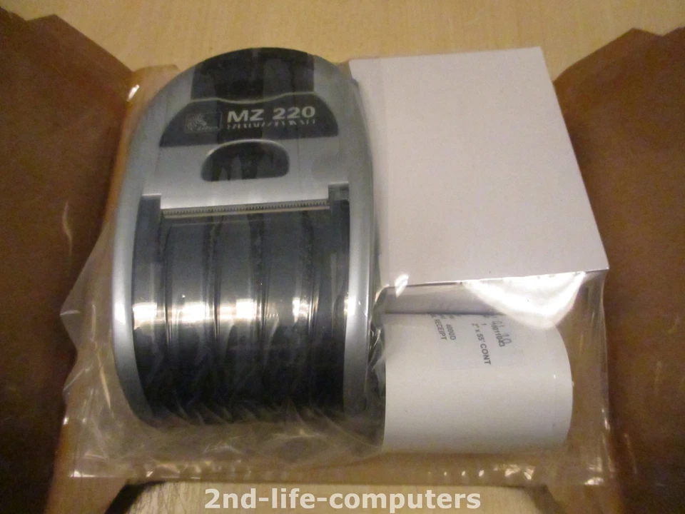 Zebra MZ220 M2E-0UB0E060-00 Portable Bluetooth Wireless Printer UK PSU NEW BOXED - Image 1 of 4