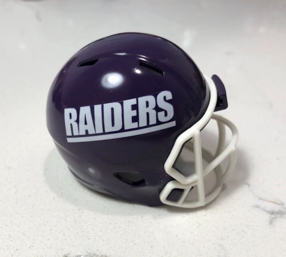 Capacete profissional de bolso personalizado Mount Union Purple Raiders D3 Division 3 - Imagem 1 de 1