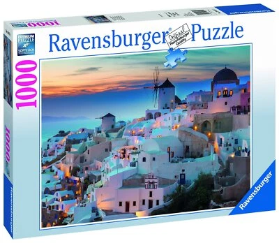 RAVENSBURGER 19611 PUZZLE SANTORINI 1000 PCS 27.5 x 19.5 in. NEW BOX - Image 1 of 4