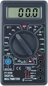 Neuf Professionnel Numérique Électrique Multimètre de Buzzer + Câbles+ 9V Pile # - Imagen 1 de 1