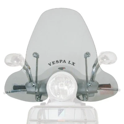 FACO 22487 PARABREZZA PIAGGIO VESPA LX 125 ANNO 2008 CON ATTACCHI INCLUSI MADE I - Immagine 1 di 4