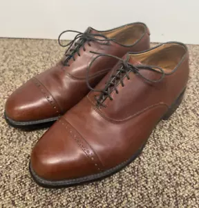 Allen Edmonds Byron Captoe Oxford Schuhe 7,5 EEE braun Schnürschuhe - Bild 1 von 9