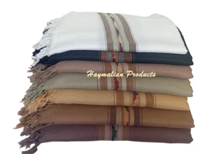 SWATI iSLAMPURI PATOO HECHO A MANO CÁLIDO ACRÍLICO LISO PASHTUN CHAL ABRIGO PARA HOMBRES - Imagen 1 de 15