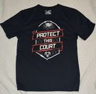 Under Armour Shirt Youth XL Black Loose Heat Gear Protect This Court basketball