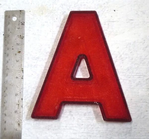 25  of 6" SLOTTED Theater Marquee Sign Letters special order free shipping - Picture 1 of 3