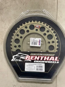 F11 Renthal Ultralight Rear Sprocket Hard Anodised Yamaha/Honda 404U-525-43P-HA - Bild 1 von 2