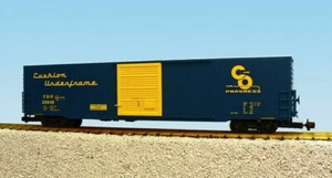 USA Trains G Scale 60 Ft Single Door Box Car R19405A Chesapeake & Ohio, Blue - Picture 1 of 1