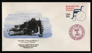 #U605 20c Remember Paralyzed Vets, P.V.A.-Marina Médico **CUALQUIER 5=ENVÍO GRATUITO** - Imagen 1 de 1