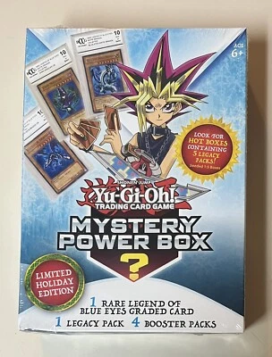 Yu-Gi-Oh Yugioh Mystery Power Box Holiday Edition Factory Sealed Blue Eyes Card - Image 1 of 2
