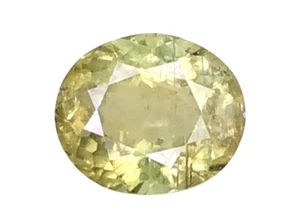 1.40CTS GREEN NATURAL DIASPORE OVAL SHAPE LOOSE GEMSTONES - Picture 1 of 4