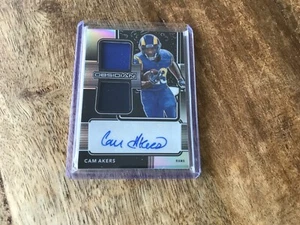 2020 Panini Obsidian Football Cam Akers RPA Dual Patch Auto 116/150 - Picture 1 of 2