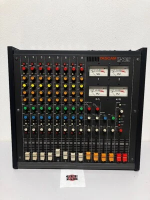 TASCAM M-208 8-Channel Mixer Vintage Good Working Free Shipping - Image 1 of 4