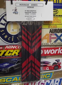 ROKAR RACING, 9" RED GRAPHICS CHICANE HO SLOT CAR TRACK, #1442, (1-PACK) - Picture 1 of 1