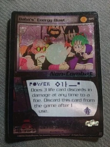 DBZ CCG DRAGON BALL Z BABA'S ENERGY BLAST #225 RARE LIMITED FOIL SAIYAN SAGA 00' - Picture 1 of 5