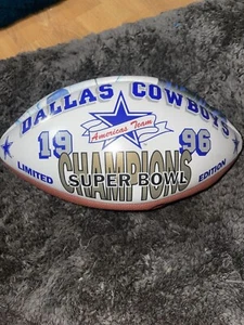 Dallas Cowboys 1996 Super Bowl Champions Limited Edition Football custom #26/950 - Picture 1 of 8