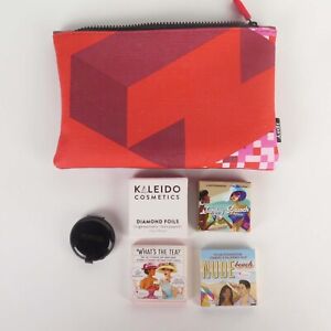 Ipsy Makeup Bag 5 Eyeshadows IBY The Balm Nomad Kaleido Neutrals Silver Samples