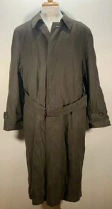 Chaps Ralph Lauren Mens Size 40R Heavyweight Trench Coat Tan Removable Liner - Picture 1 of 12