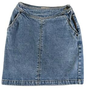 GAP Junior's Light Wash Regular Fit Midi Vintage Jean Skirt size 5/6