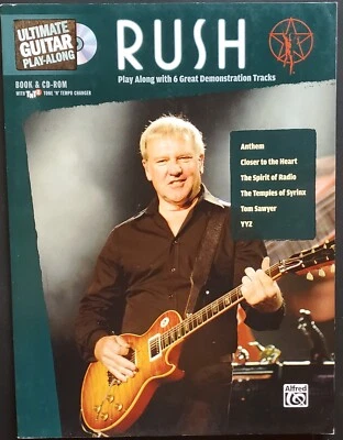 Rush The Greatest Guitar Tab Sheet Music Song Book W/CD - Image 1 of 4