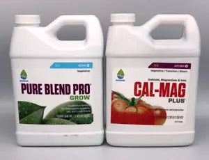 Botanicare Pure Blend Pro Grow + Cal-Mag Plus Bundle - 1 Qt - Picture 1 of 1
