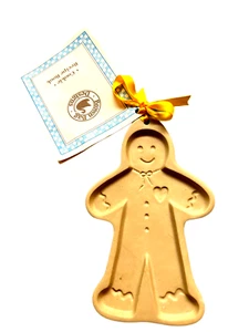Bolso Marrón Galletas Arte Nuevo con Etiquetas De Colección Gresis Pan de Jengibre Hombre Molde Colina Diseño - Imagen 1 de 2