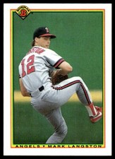 Mark Langston #284 1990 Bowman  California Angels