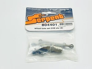 Juego de ejes de rueda Serpent 804401 CVD aluminio (2) pieza RC #8832 - Imagen 1 de 3