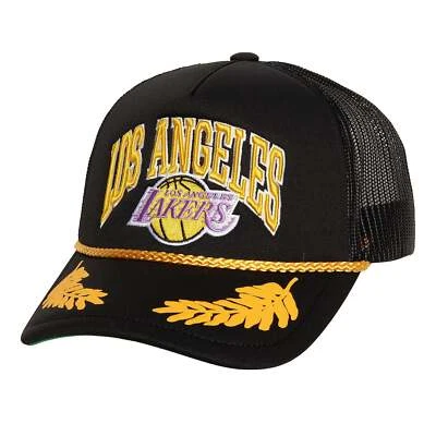 MITCHELL & NESS NBA GOLD LEAF TRUCKER HWC LAKERS para hombre Foto 1 de 3