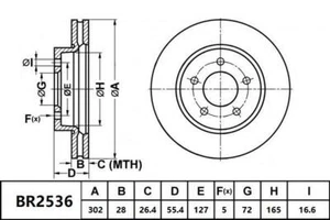Bendix Ultimate 4WD Brake Rotor for Jeep Wrangler JK 2.8L ENS Diesel 2007-2011 - Picture 1 of 2