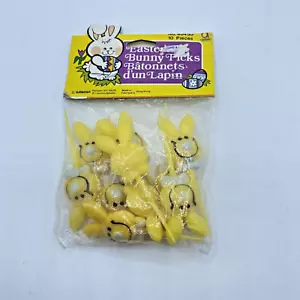 De colección Have A Happy Day Amarillo Smiley Bunny Amscan Taza de Pascua Pastel Decoración Selecciones 10 Nuevo de Lote Antiguo - Imagen 1 de 4