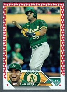 2023 Topps Serie 2 Jesús Aguilar Día de la Independencia #/76 Atletismo A's SP - Imagen 1 de 2