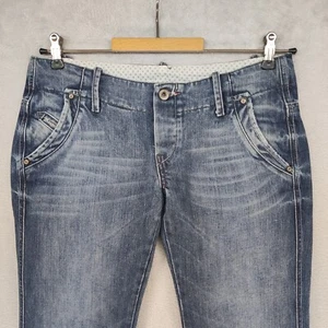 DIESEL Jeans Damen Hose Gr. W29/L34 Blau Mod. CHEEBON Gerade Beim 100% Baumwolle - Bild 1 von 18