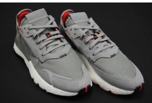 New Adidas Nite Jogger BOOST 3M Sneakers Grey Men’s Running Shoes Size 9.5