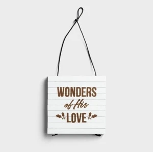 dayspring Thankful + Blessed/Wonders of His Love - Expandable Trivet, Reversible - Picture 1 of 3