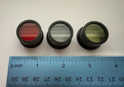 Original Filter set for Taylor-Hobson Cooke Kinic 1 Inch f1.5 C Mount Lens - Image 1 of 4