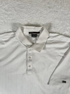 Nike Tiger Woods Collection Dri-Fit White Golf Polo Shirt Men's Size 3XL - Picture 1 of 9
