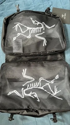 ARC'TERYX Index Gear Organizer Black 5L Multi-pocket Metshell Divider New JAPAN - Image 1 of 4