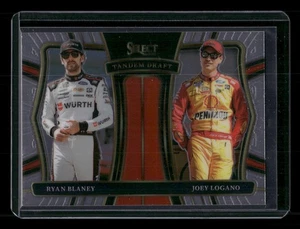2025 Panini Select - Tandem Draft Ryan Blaney, Joey Logano #5 - Picture 1 of 2